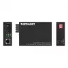 Intellinet Gigabit Ethernet Medienkonverter 10/100/1000Base-T zu 1000Base-SX (SC) Multimode, 550 m (1.800 ft.), Autonegotiation