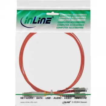 InLine Glasfaser-Duplexkabel LC/SC 50/125µm OM2 5m