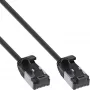 Patchkabel InLine Cat.8.1 U/FTP schlank, TPE halogenfrei, RJ-45–RJ-45, 2 m, schwarz