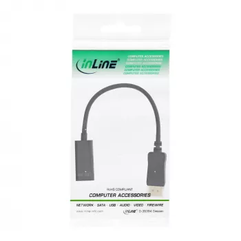 InLine DisplayPort-auf-HDMI-Adapter mit Audio 17198E