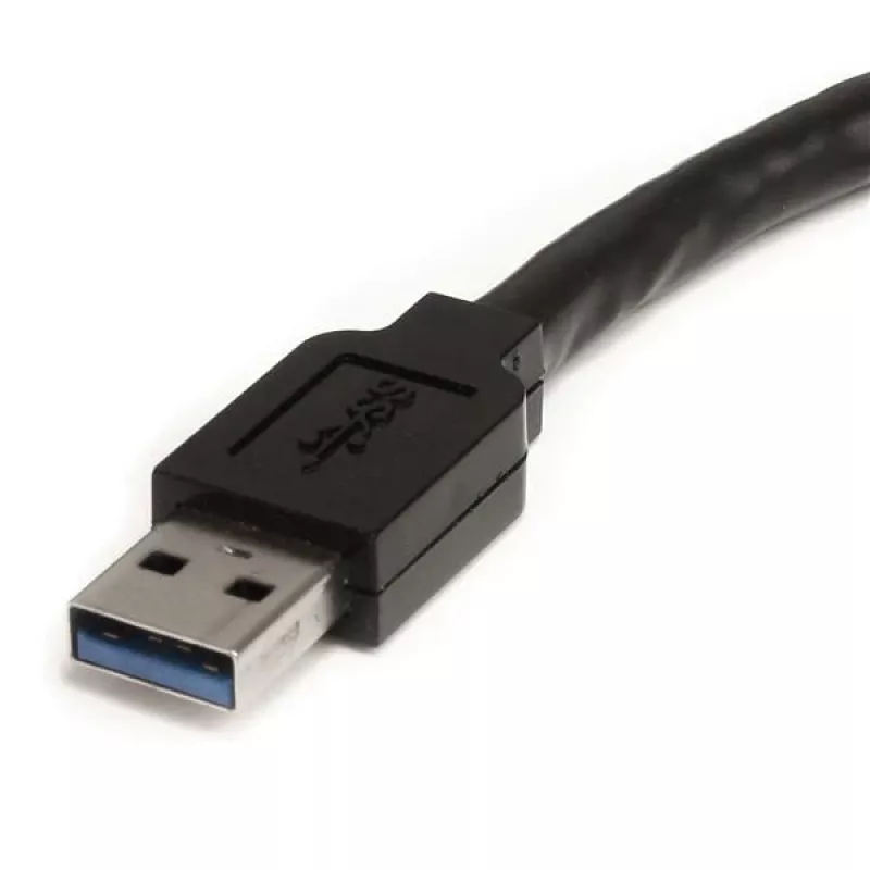 StarTech.com 3m USB 3.0 Aktives Verlängerungskabel – M/F, 3 m, USB A, USB A, USB 3.2 Gen 1 (3.1 Gen 1), Schwarz