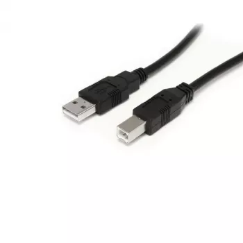StarTech.com 9 m (30 ft.) Aktives USB 2.0 A-zu-B-Kabel, 9 m, USB A, USB B, USB 2.0, 0,48 Gbit/s, Schwarz