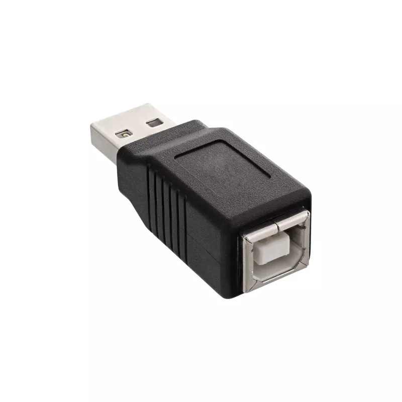 USB 2.0 Adapter Typ A Stecker / Typ B Buchse InLine 33443