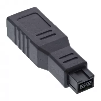 InLine FireWire 400 / 800 1394b Adapter 6 auf 9 Pin Buchse / Stecker