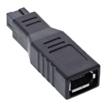 InLine FireWire 400 / 800 1394b Adapter 6 auf 9 Pin Buchse / Stecker