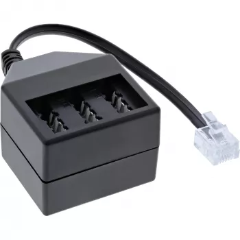 InLine TAE German Adapterkabel RJ11 6P4C Stecker auf TAE NFN Buchse 69942A