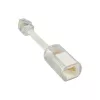 InLine Twist-Stop-Entdraller für Telefonhörer Transparent + Kabel