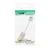 InLine Twist-Stop-Entdraller für Telefonhörer Transparent + Kabel