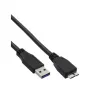 InLine USB-3.2-Gen.1-Kabel, Typ-A-Stecker / Micro-B-Stecker, schwarz, 3 m