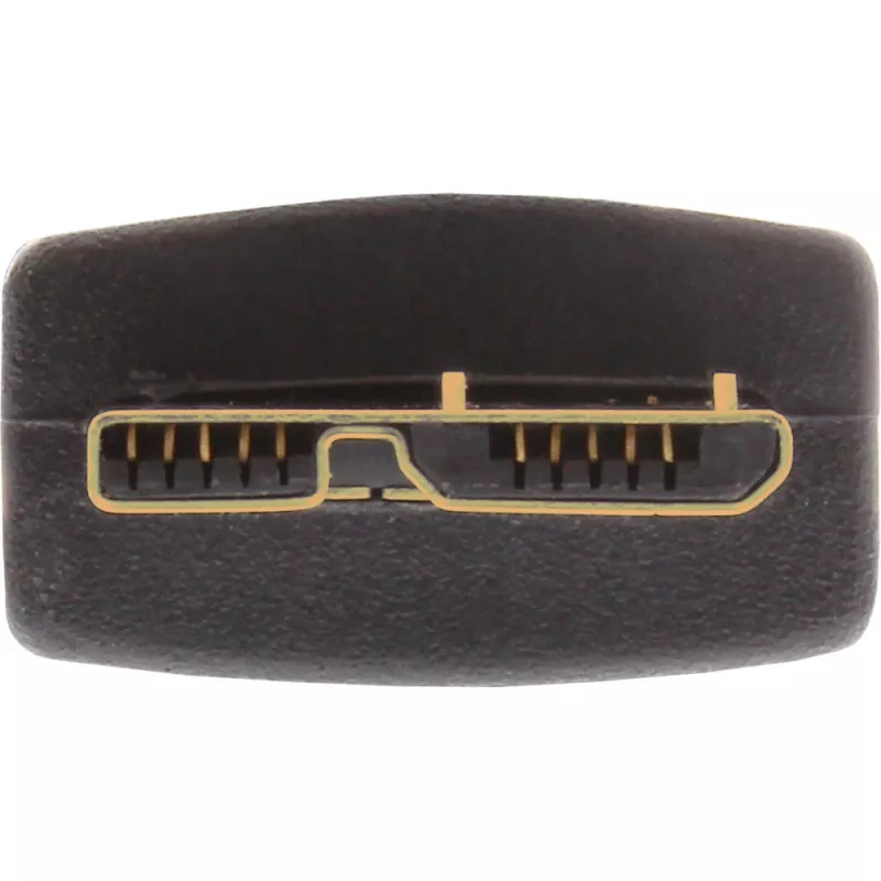 InLine USB 3.2 Gen.1 Kabel Typ A Stecker / Micro B Stecker, schwarz, 0,5 m