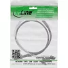 InLine SAS-Kabel Mini SAS SFF8087 auf 4x SATA direkt OCR 0,75 m