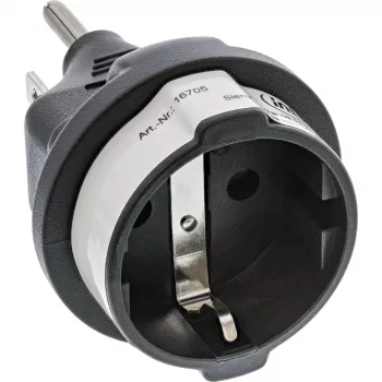 Reiseadapter InLine 16705 USA US-Stecker auf Typ-F-Buchse