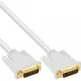 InLine DVI-D-Kabel 24+1 Stecker/Stecker DVI Dual Link weiß/gold 5 m