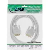InLine DVI-D-Kabel 24+1 Stecker/Stecker DVI Dual Link weiß/gold 2m