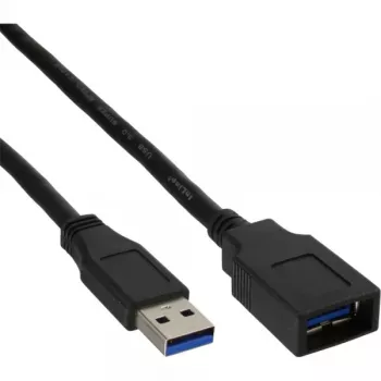 InLine USB 3.2 Gen.1 Kabel Typ A Stecker / Typ B Buchse, Schwarz, 1,5 m