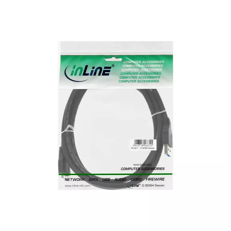 Microconnect USB3.0AB5MICRO USB-Kabel USB 3.2 Gen 1 (3.1 Gen 1) 5 m USB A Micro-USB B Schwarz