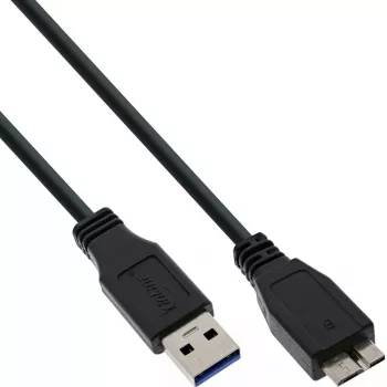 Microconnect USB3.0AB5MICRO USB-Kabel USB 3.2 Gen 1 (3.1 Gen 1) 5 m USB A Micro-USB B Schwarz