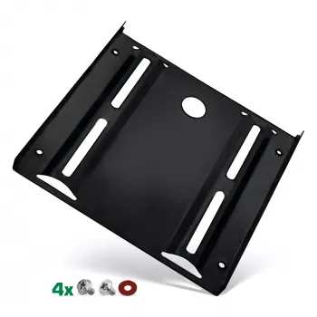 InLine HDD/SSD-Montagerahmen, 2,5 Zoll auf 3,5 Zoll, mit Schrauben, schwarz