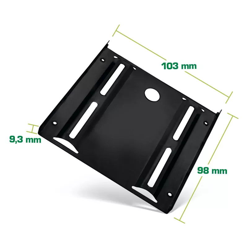InLine HDD/SSD-Montagerahmen, 2,5 Zoll auf 3,5 Zoll, mit Schrauben, schwarz