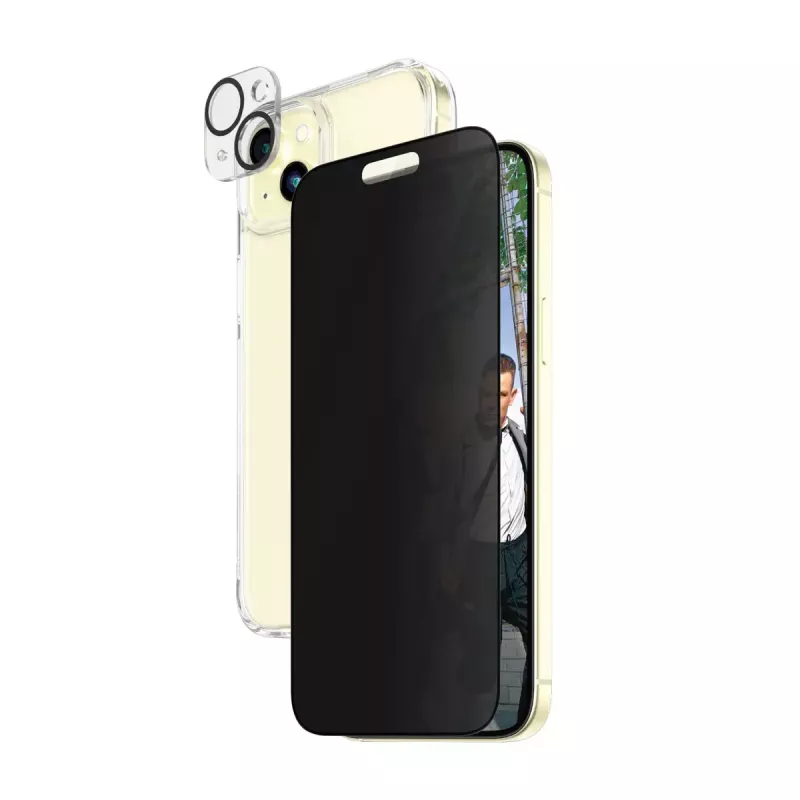 PanzerGlass Privacy 3-in-1 Pack iPhone 15 Plus Panzerglas