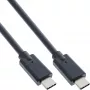 InLine USB 3.2 Gen.2x2 Kabel USB-C Stecker/Stecker 0,3m 20 Gbit/s Schwarz