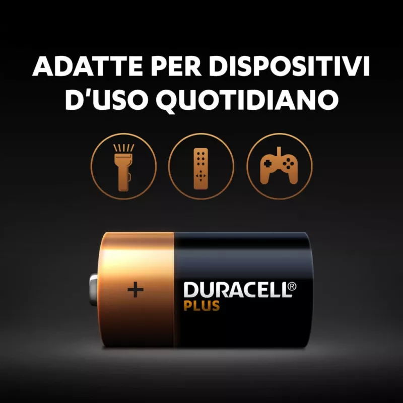 Duracell Plus Einwegbatterie C Alkaline