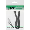 InLine Modular-Kabel RJ45 8P4C / RJ11 6P4C Stecker/Stecker 10 m