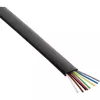 InLine Modulares Kabel 68818 8-adriges Flachbandkabel 100m Ring Schwarz