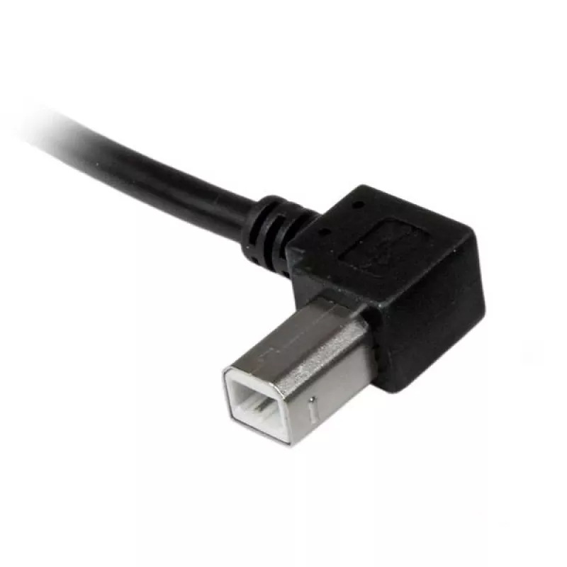 StarTech.com 3m USB 2.0 A auf linksgewinkelter B Kabel - M/M