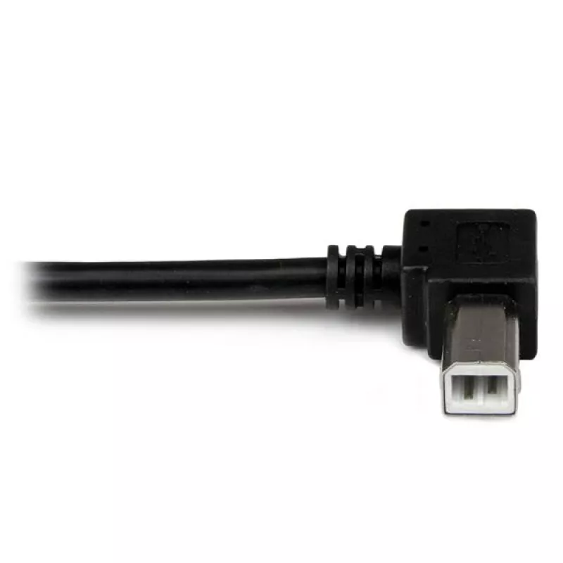 StarTech.com 3m USB 2.0 A auf linksgewinkelter B Kabel - M/M