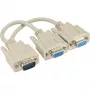 InLine VGA Y-Kabel HD15 Stecker / 2x HD15 Buchse 0,2 m
