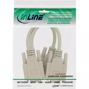 InLine VGA Y-Kabel HD15 Stecker / 2x HD15 Buchse 0,2 m