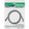 InLine Patchkabel S/FTP PiMF Cat.6 250MHz Kupfer halogenfrei grau 0,3m