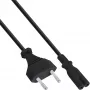 InLine 45 Stück Bulk-Pack Netzkabel Typ C Eurostecker auf Euro 8 Buchse 3m