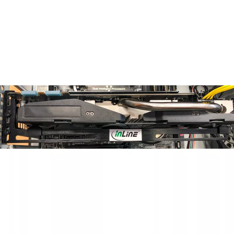 GPU-Grafikkarten-Stützhalterung InLine 59955 schwarz
