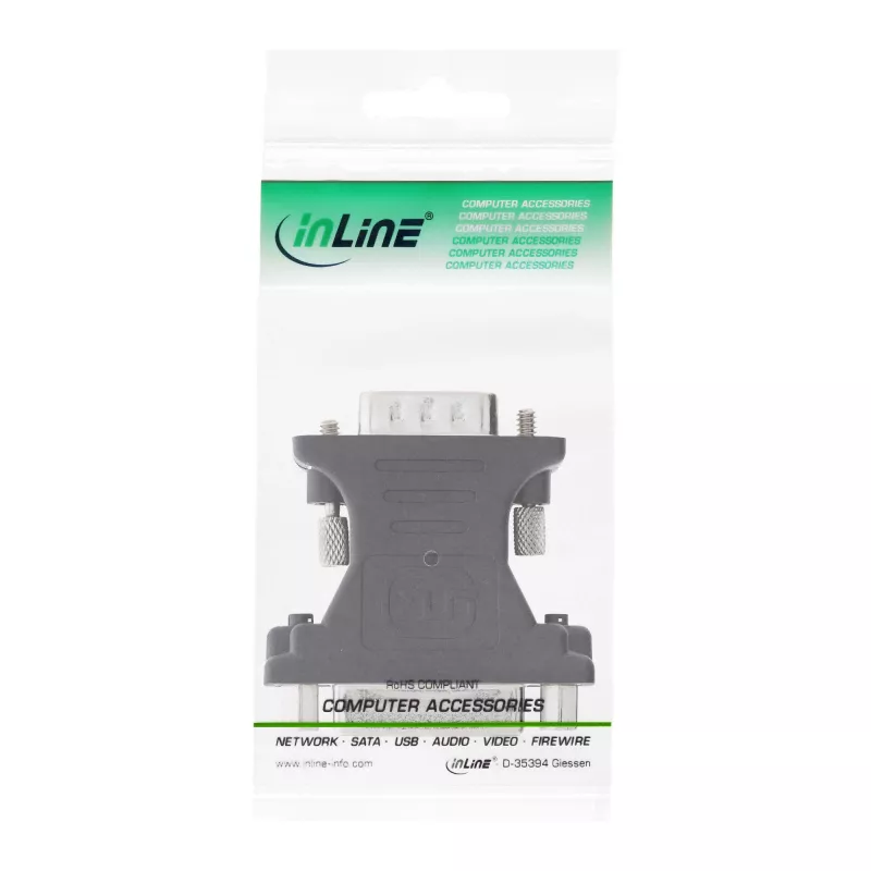 InLine DVI-A Adapter DVI 24+5 weiblich / HD15 männlich