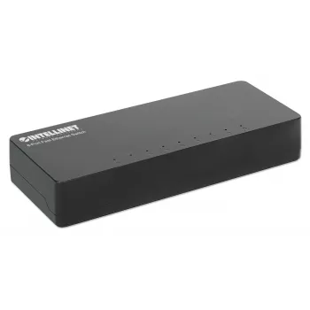 Intellinet 8-Port Fast Ethernet Switch Desktop-Größe, Kunststoff, IEEE 802.3az (Energy Efficient Ethernet), Schwarz