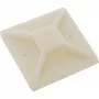 Kabelbinderhalterungen selbstklebend InLine 25×25 mm, beige, 10er-Pack