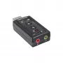 USB-Soundkarte InLine 33051C mit virtuellem 7.1-Surround-Sound