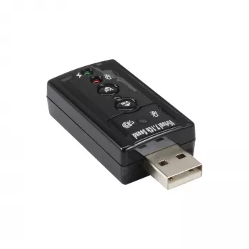 USB-Soundkarte InLine 33051C mit virtuellem 7.1-Surround-Sound