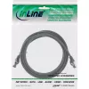 InLine Patchkabel S/FTP PiMF Cat.8.1 halogenfrei 2000 MHz schwarz, 0,5 m
