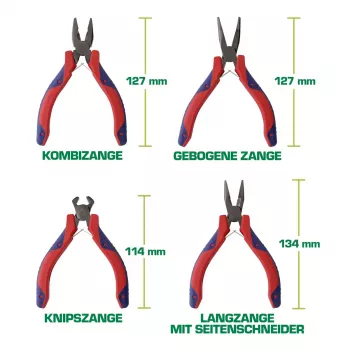 InLine Electronics Nadelfein-Zangen Set 8-tlg.