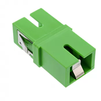 Glasfaseradapter InLine 89992G Simplex SC/SC SM grün