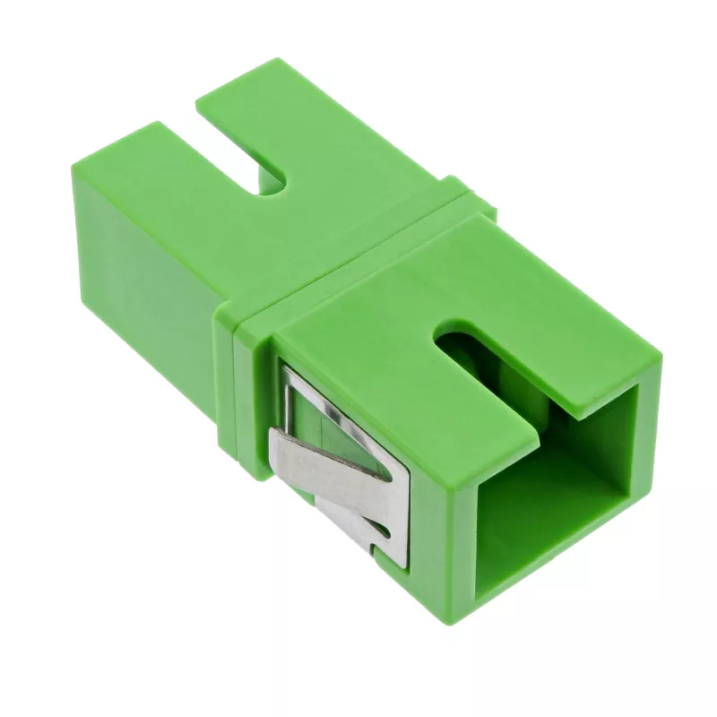 Glasfaseradapter InLine 89992G Simplex SC/SC SM grün