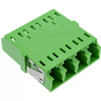 Glasfaserkupplung InLine 89989I quad LC/LC Singlemode grün