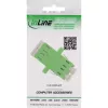 Glasfaser-Adapter InLine 89989R Duplex LC/LC SM Buchse/Buchse Grün