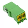 Glasfaser-Adapter InLine 89989O LC/LC SM Buchse/Buchse Grün