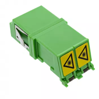 Glasfaser-Adapter InLine 89989O LC/LC SM Buchse/Buchse Grün