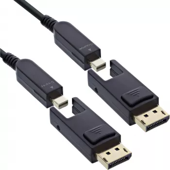 InLine 17250O DisplayPort-Kabel 50 m Mini DisplayPort / DisplayPort Schwarz