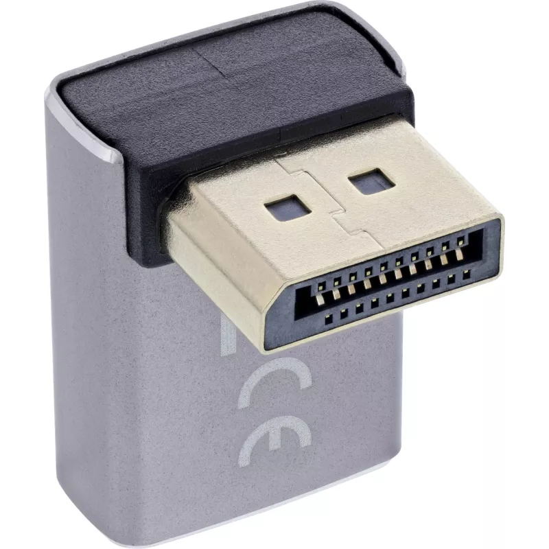 InLine 17291G Kabel-Gender-Changer DisplayPort Grau, Schwarz